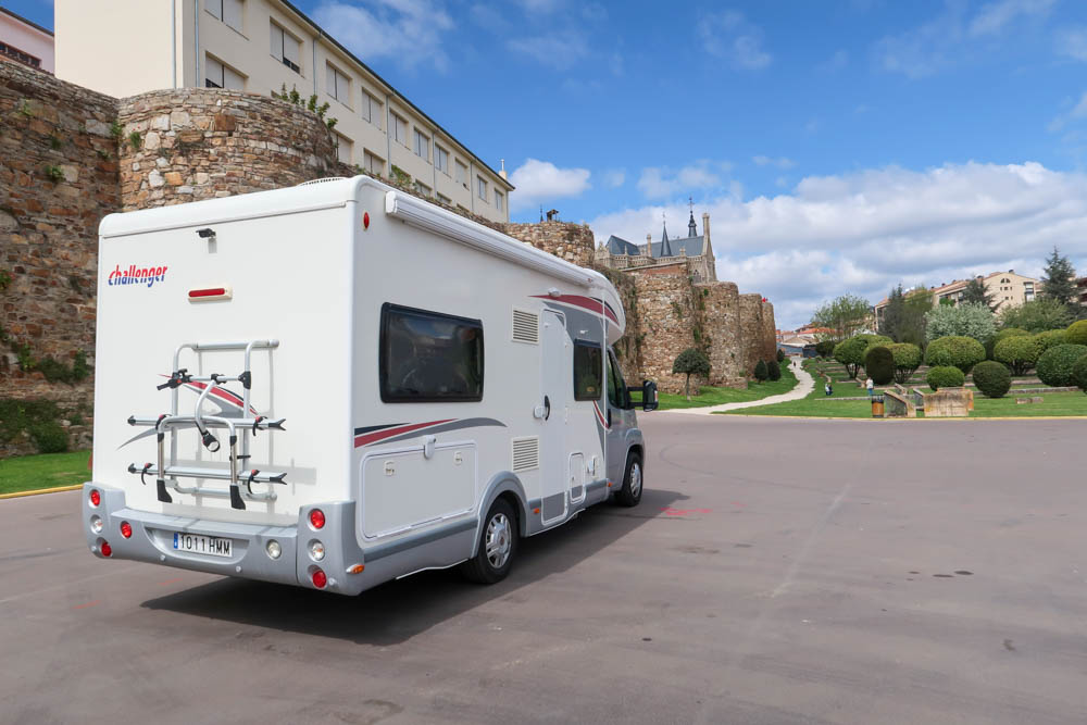 Parking para visitar Astorga